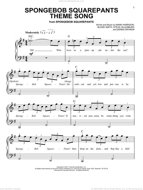 Song Sheet .